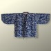 VESTE SAMUE EN COTON INDIGO À MOTIFS 007-224 